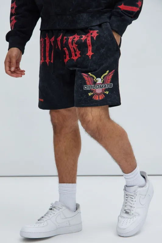 Dipset Seal Shorts - Black sold by Fashion Nova