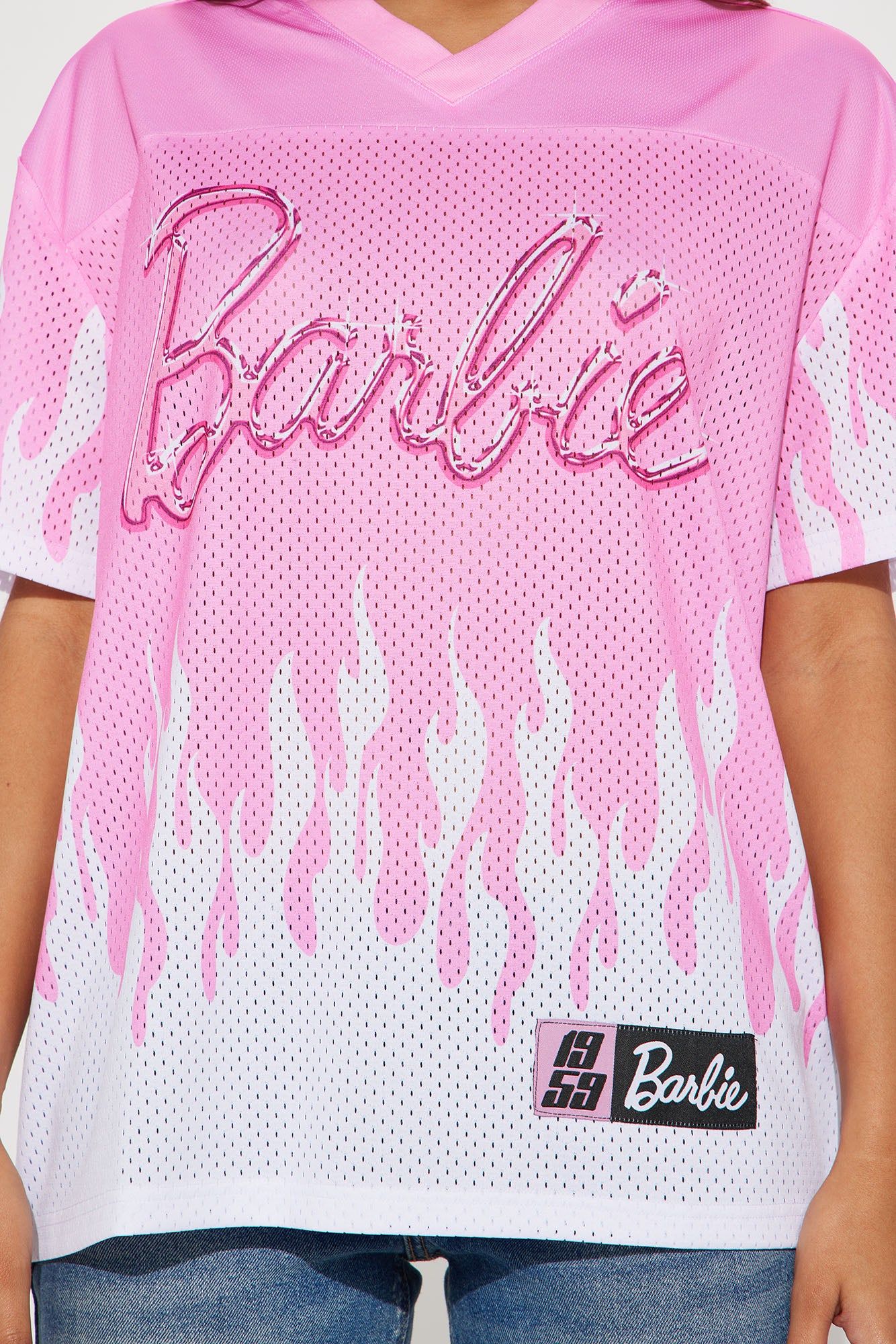 Hot Pink Champion Barbie Tshirt - Pink sold by Fashion Nova product image thumbnail 3