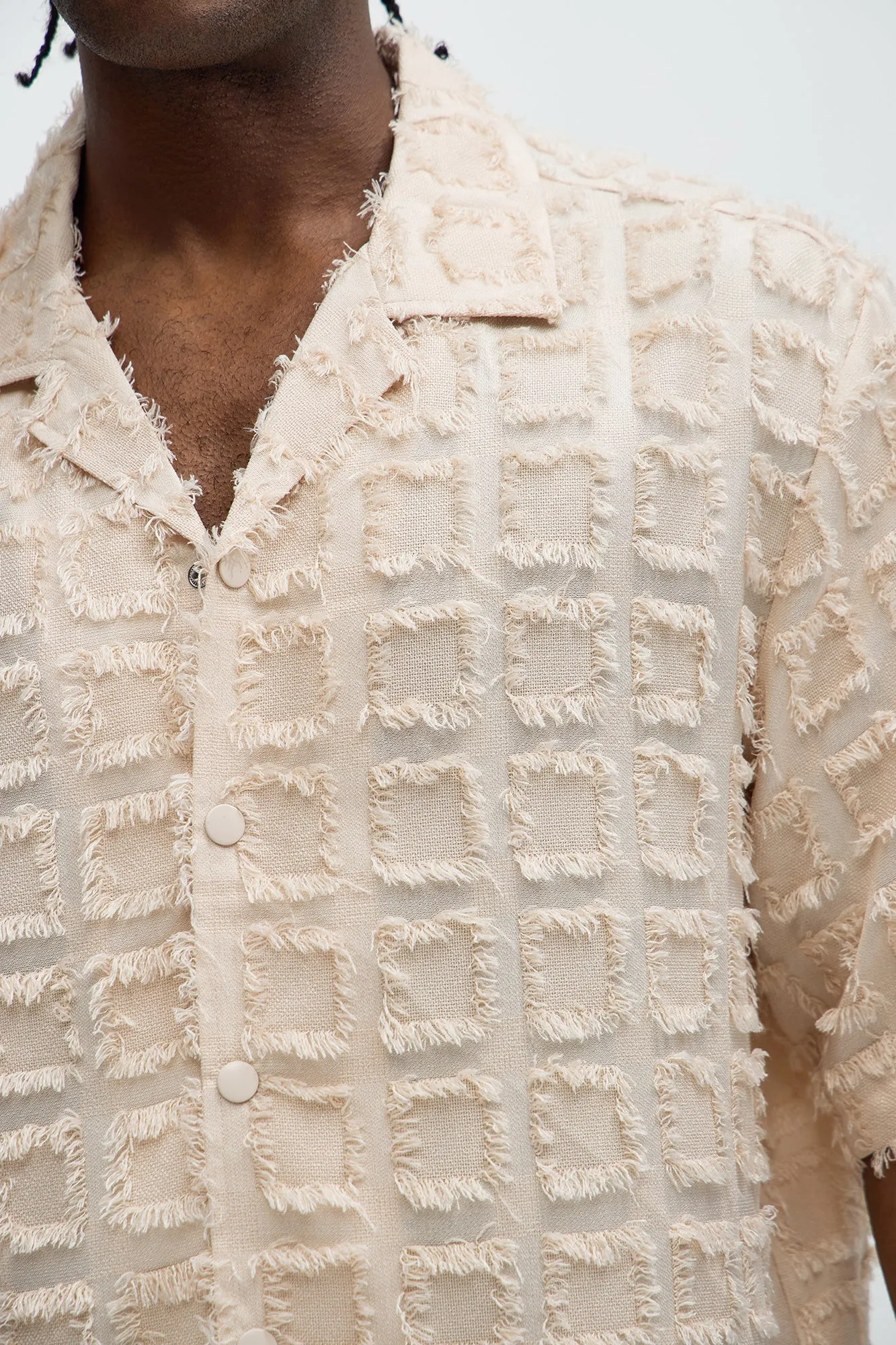 Window Shopping Button Up Shirt - Cream sold by Fashion Nova product image thumbnail 3