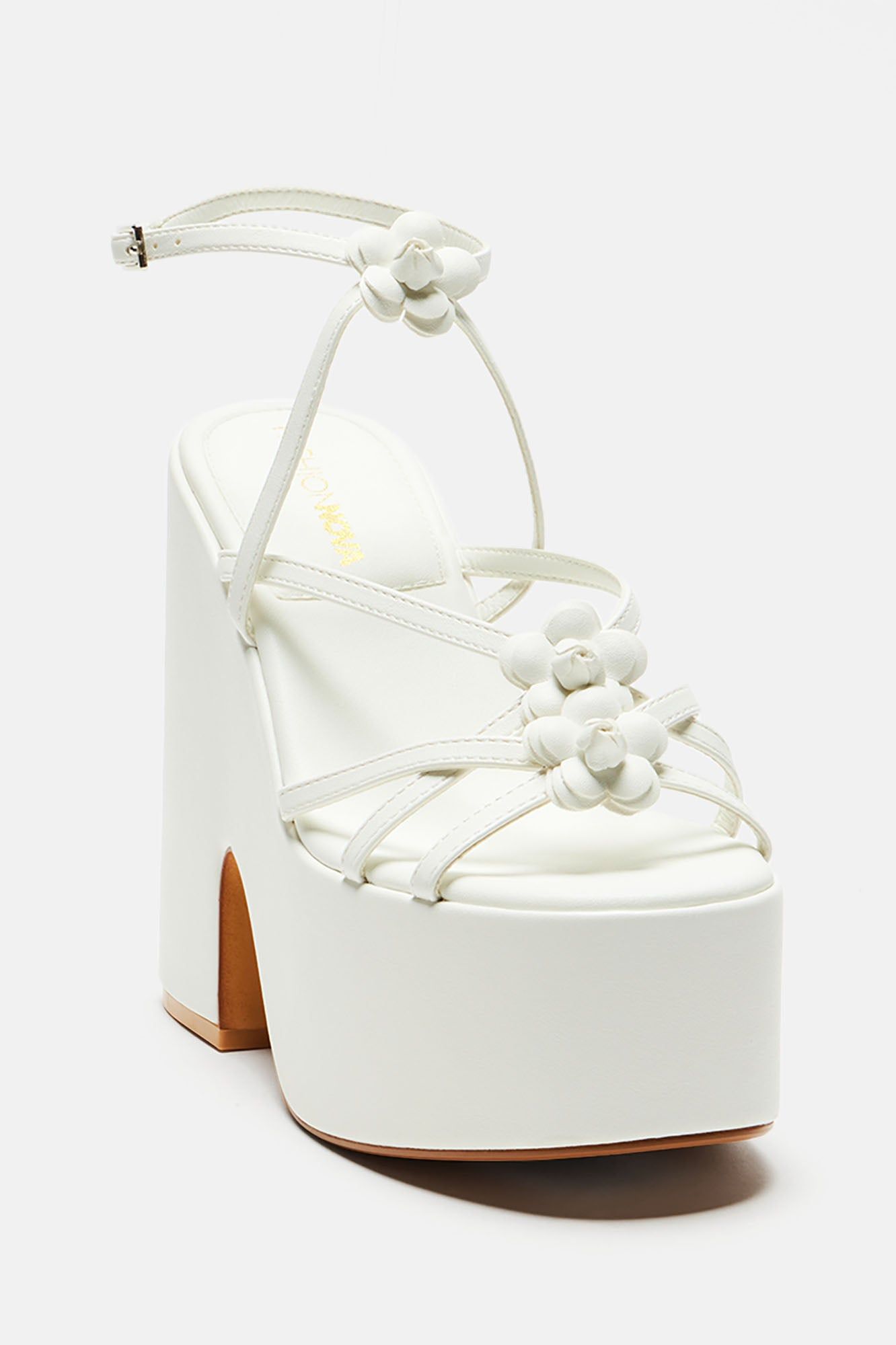 Girls Trip Platform Heels - White sold by Fashion Nova product image thumbnail 3