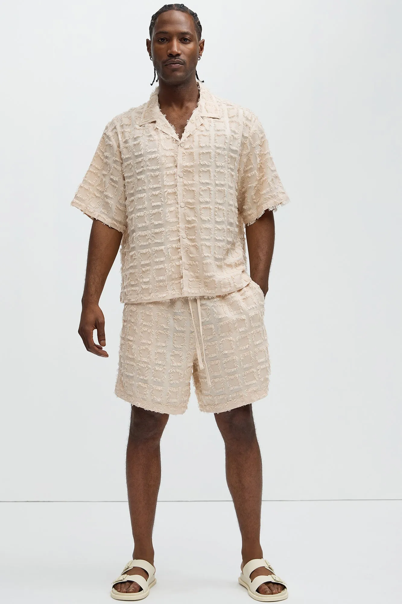 Window Shopping Button Up Shirt - Cream sold by Fashion Nova product image thumbnail 2