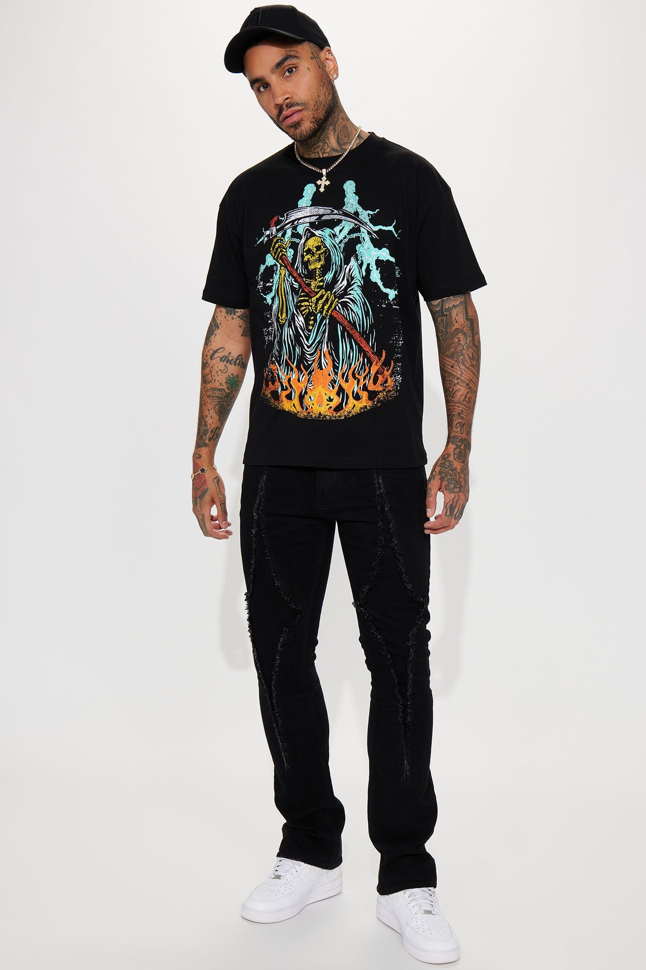 Judgement Time Short Sleeve Tee - Black sold by Fashion Nova product image thumbnail 3