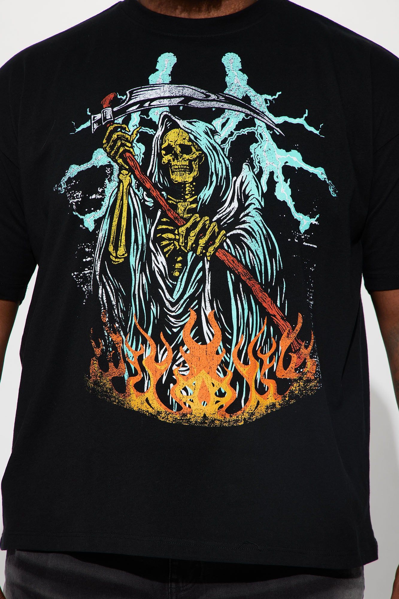 Judgement Time Short Sleeve Tee - Black sold by Fashion Nova product image thumbnail 6