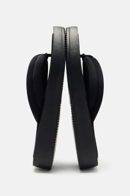 Bethany Flip Flops - Black sold by Fashion Nova