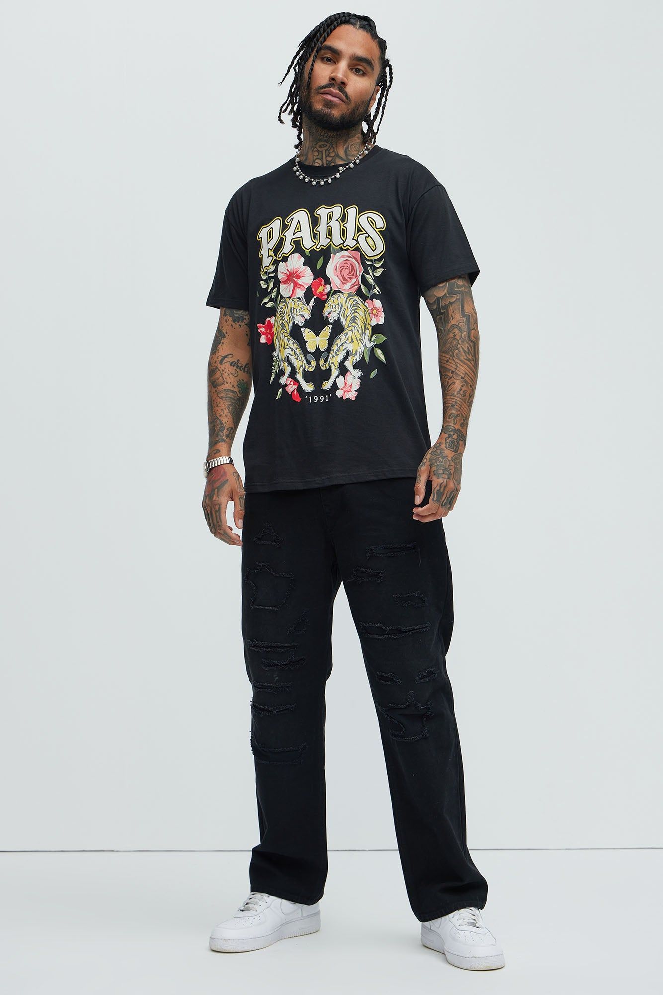 Paris With Love Short Sleeve Tee - Black sold by Fashion Nova product image thumbnail 2