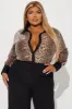 Gianna Leopard Sequin Shirt - Leopard sold by Fashion Nova