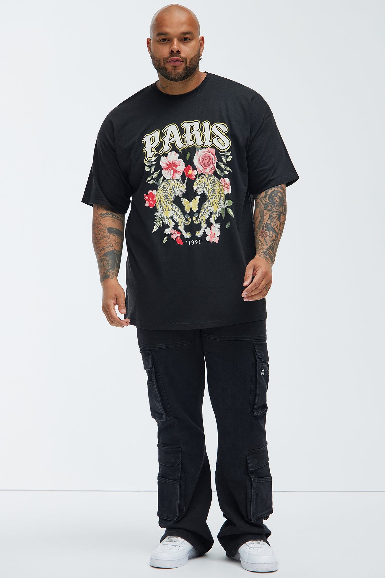 Paris With Love Short Sleeve Tee - Black sold by Fashion Nova product image thumbnail 5