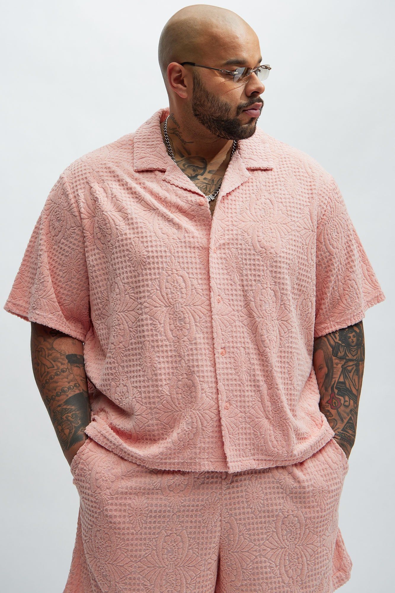 Ojai Textured Shirt - Pink sold by Fashion Nova product image thumbnail 5