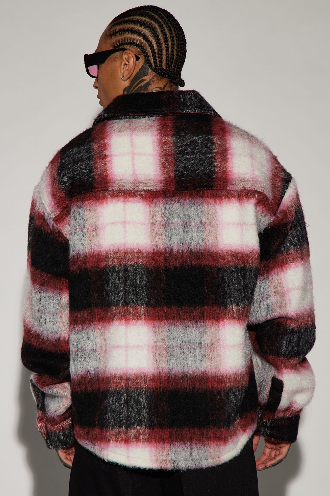 Timberline Mohair Shacket - Red sold by Fashion Nova product image thumbnail 3