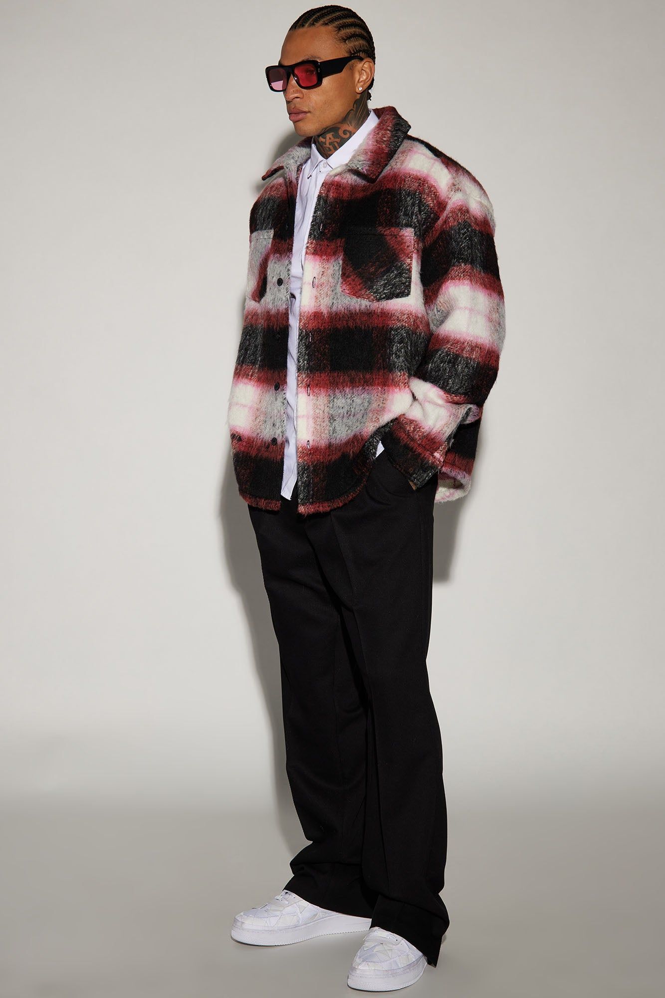 Timberline Mohair Shacket - Red sold by Fashion Nova product image thumbnail 2