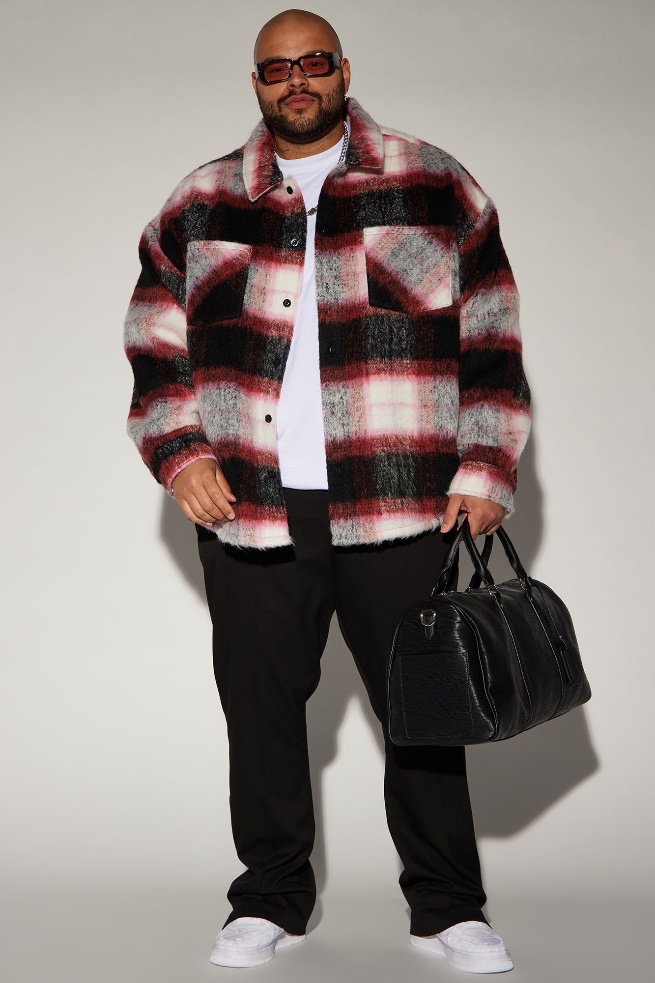 Timberline Mohair Shacket - Red sold by Fashion Nova product image thumbnail 5