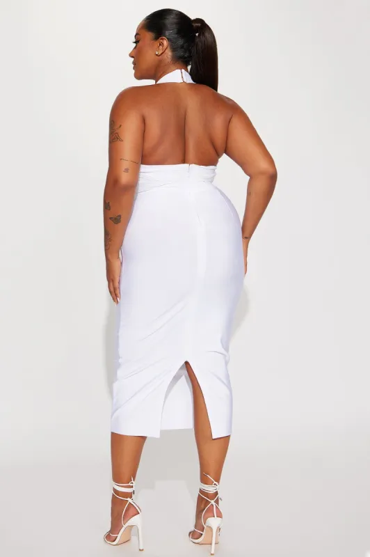 Hot Summer Caged 2 Piece Bikini - White sold by Fashion Nova