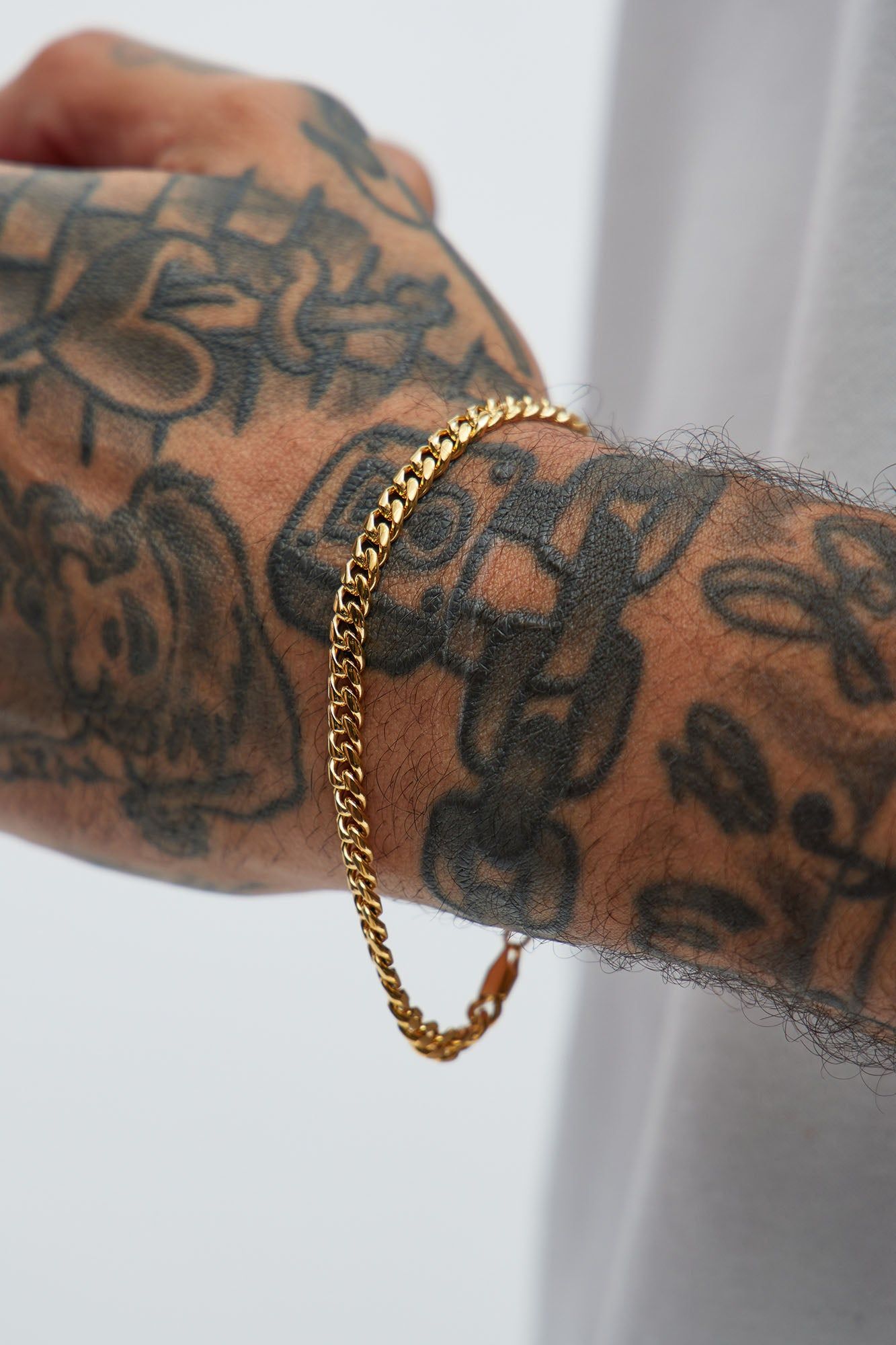 5mm Premium 8″ Cuban Chain Bracelet - Gold sold by Fashion Nova