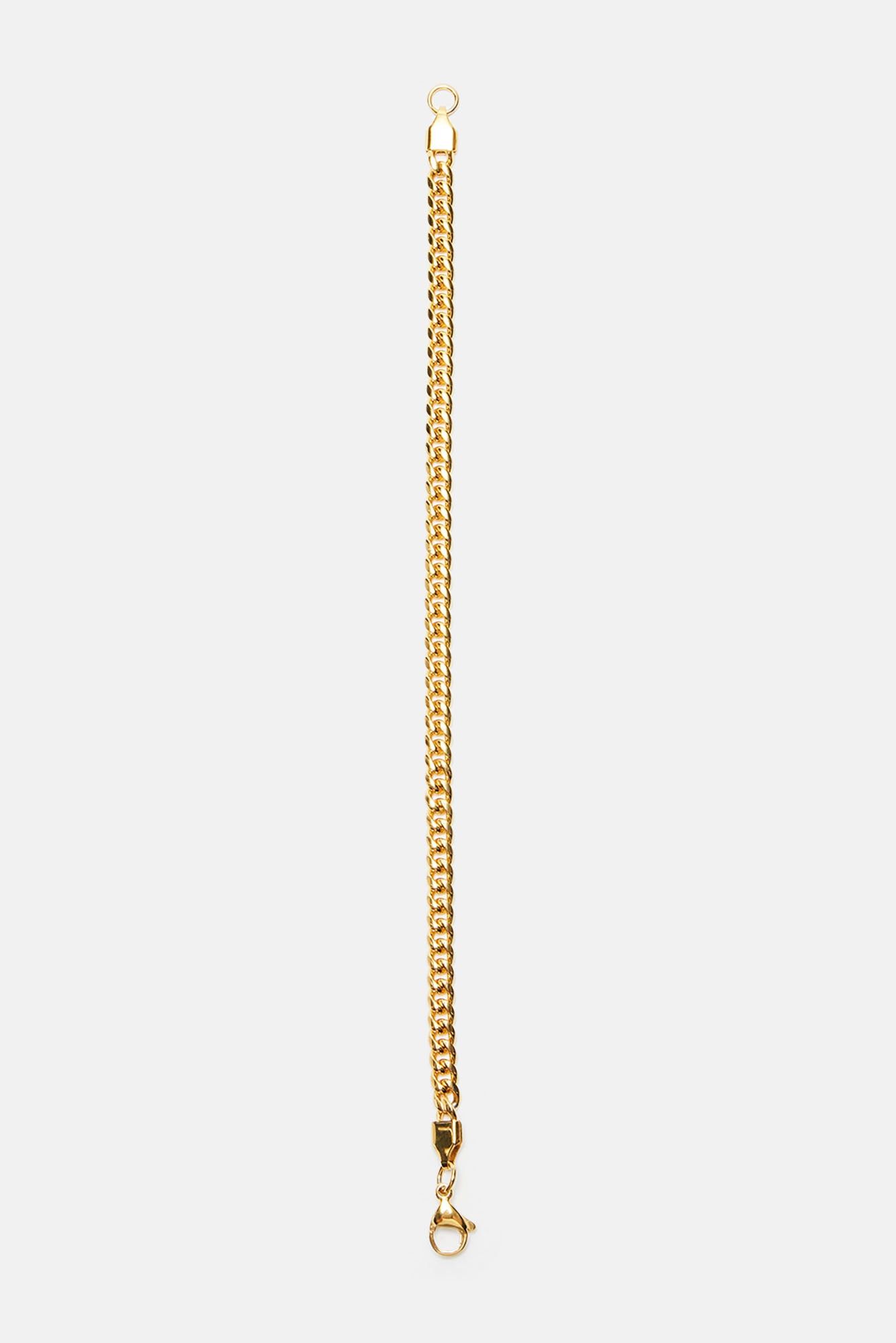 5mm Premium 8″ Cuban Chain Bracelet - Gold sold by Fashion Nova product image thumbnail 3