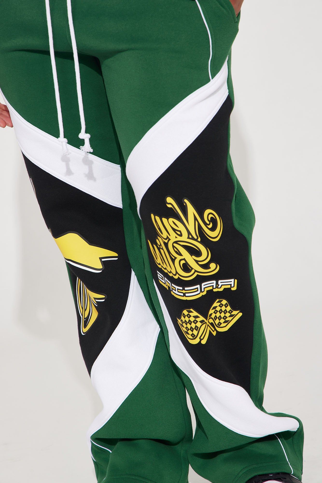 New Bliss Wide Leg Pant - Green/combo sold by Fashion Nova product image thumbnail 4