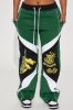 New Bliss Wide Leg Pant - Green/combo sold by Fashion Nova