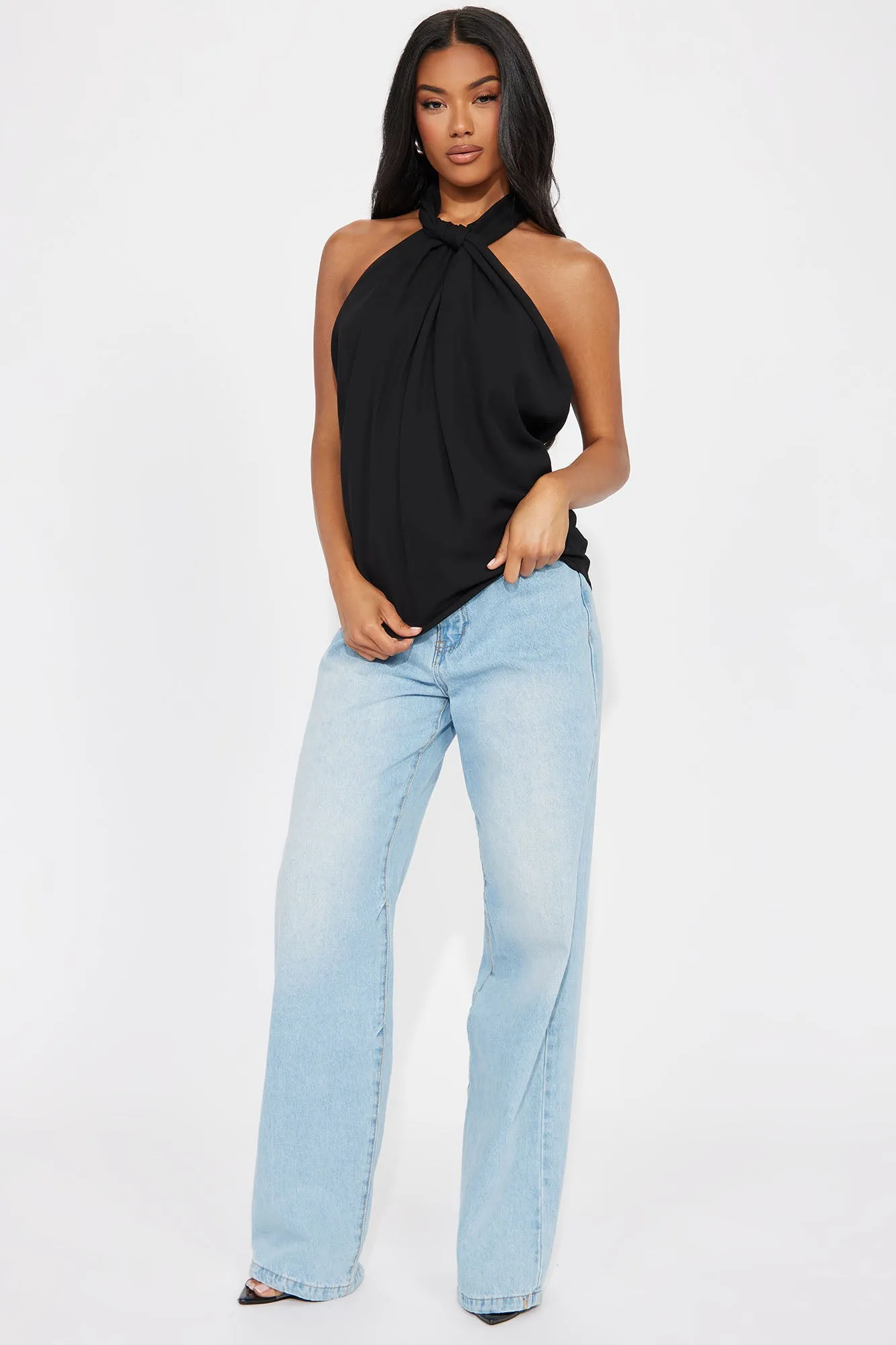 You And Me Halter Top - Black sold by Fashion Nova product image thumbnail 2