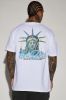 Statue Of Liberty Short Sleeve Tee - White sold by Fashion Nova