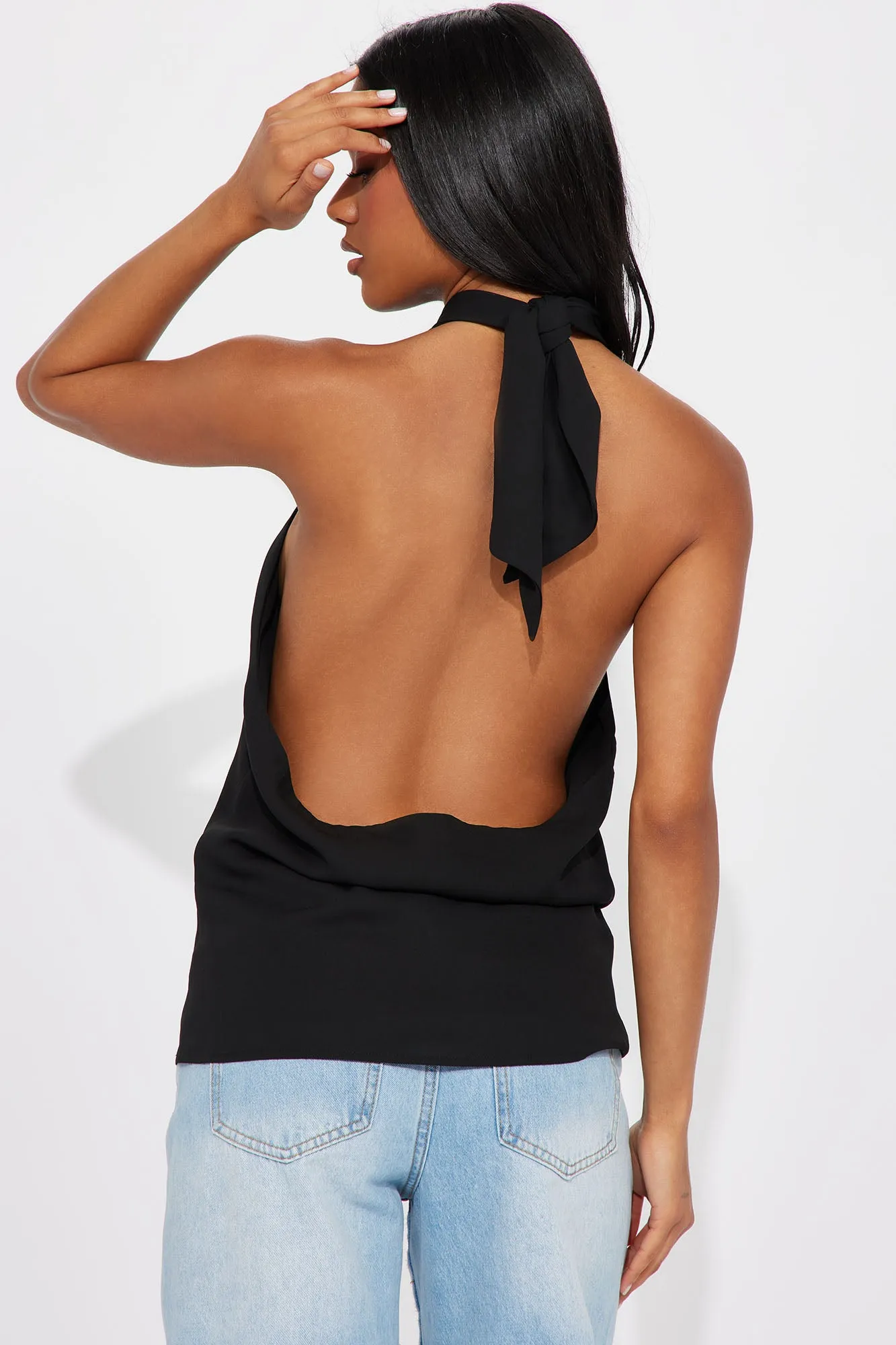 You And Me Halter Top - Black sold by Fashion Nova product image thumbnail 3