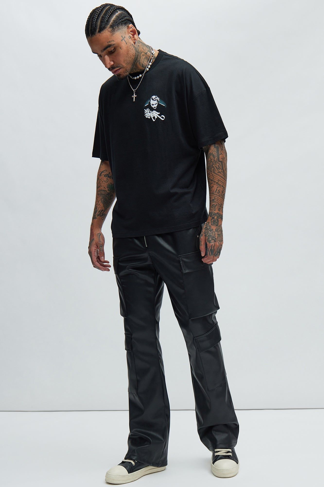 Joker Always Smiling Oversized Short Sleeve Tee - Black sold by Fashion Nova product image thumbnail 2