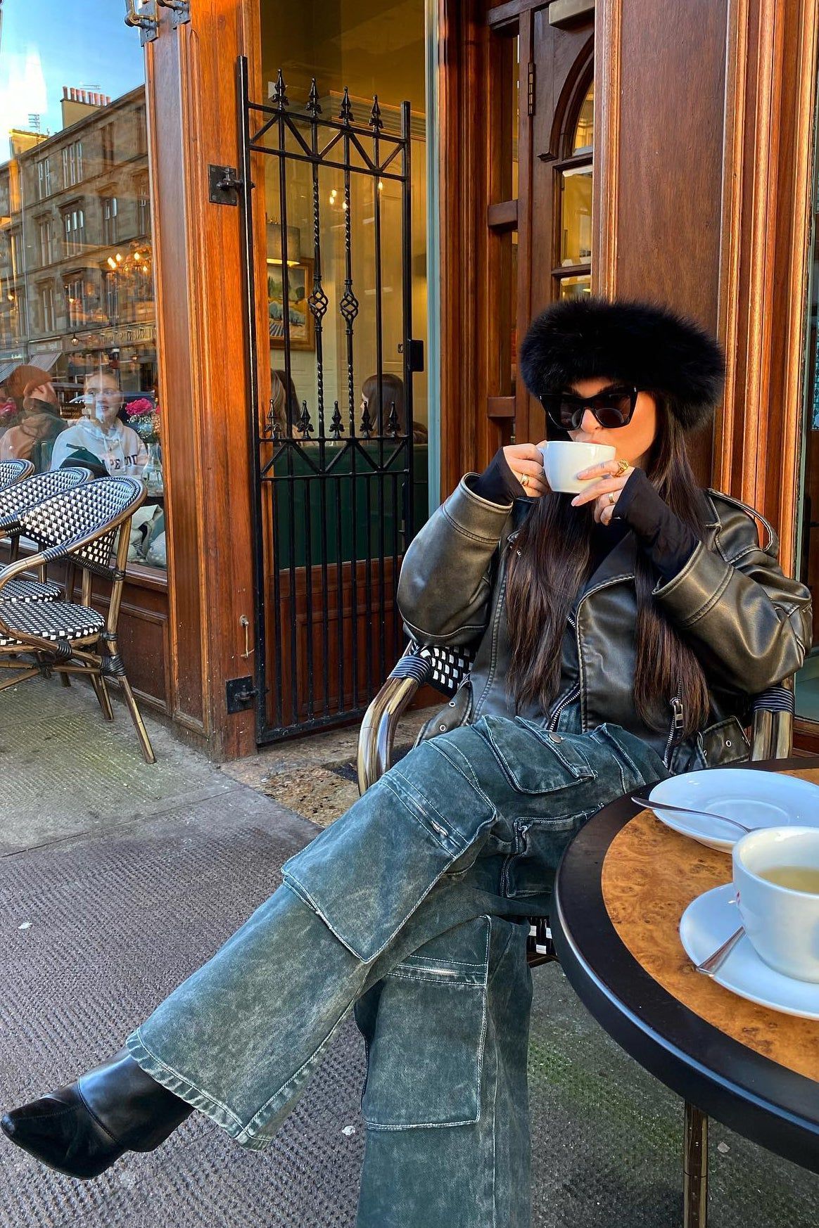 Lily High Rise Cargo Jeans - Green sold by Fashion Nova product image thumbnail 4