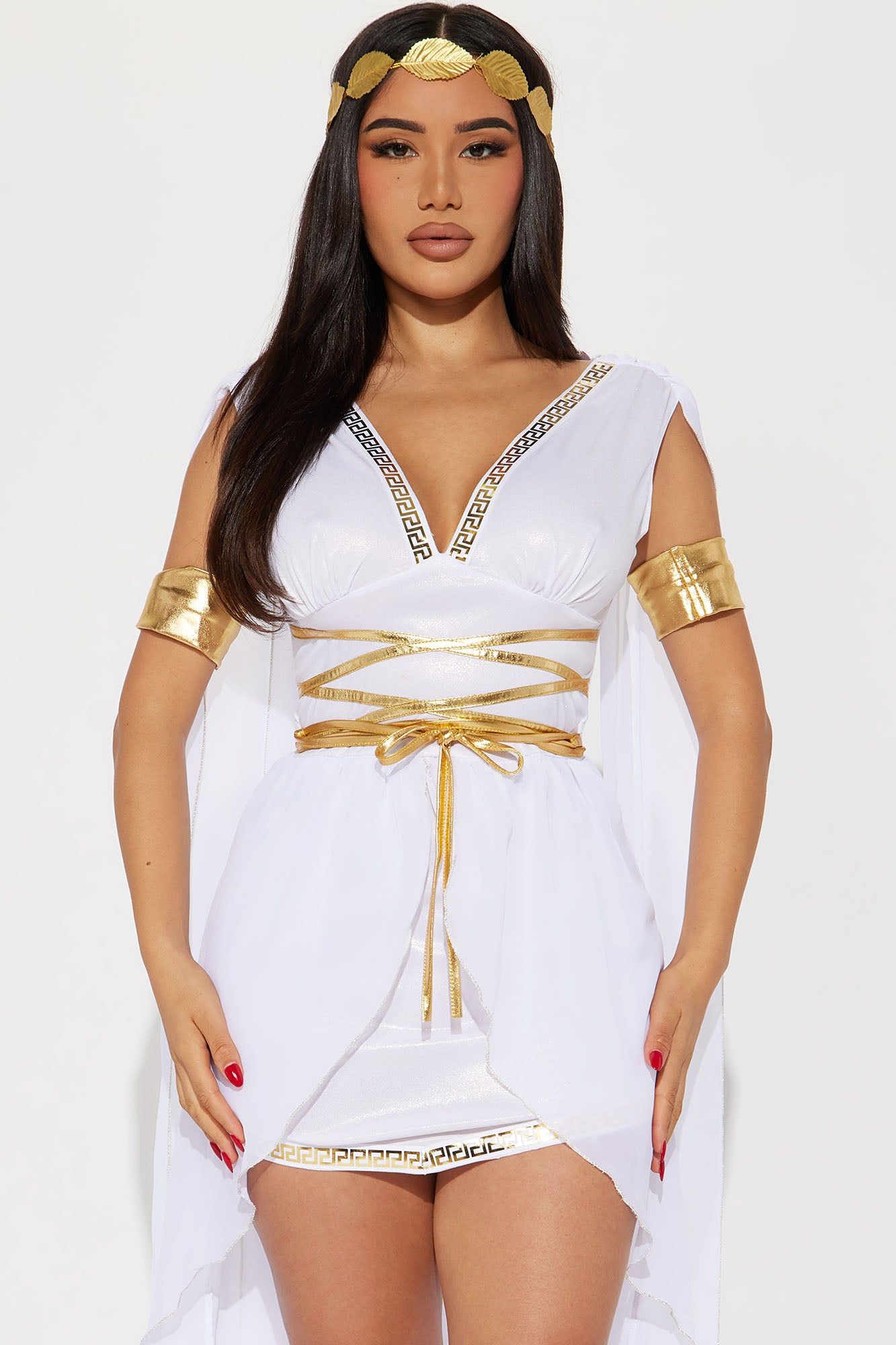 Goddess Of Love 3 Piece Costume Set - White sold by Fashion Nova product image thumbnail 2