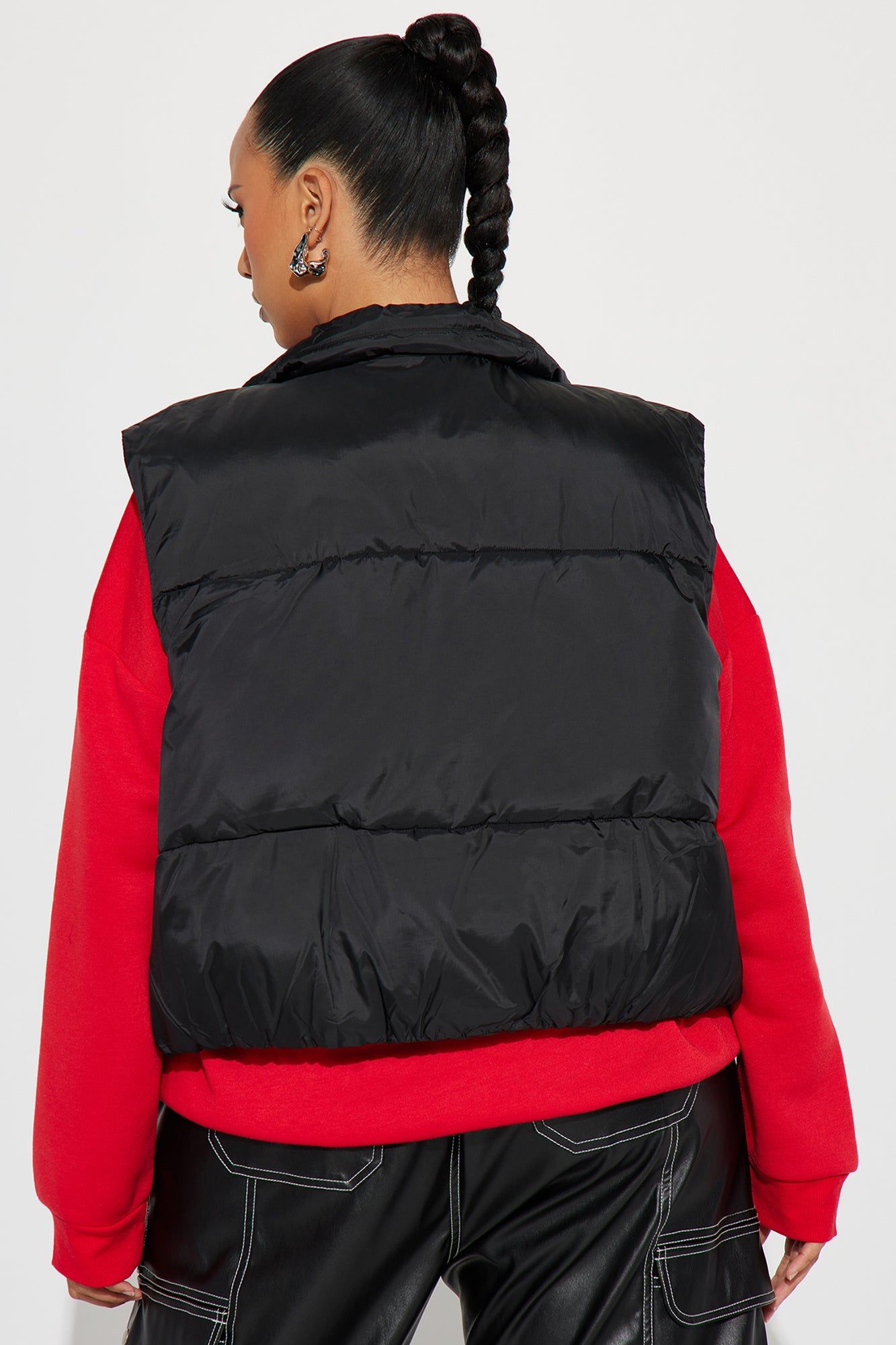 Icy Girl Puffer Vest - Black sold by Fashion Nova product image thumbnail 6