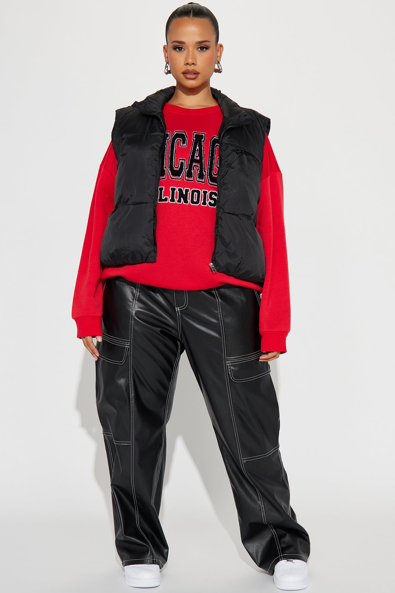 Icy Girl Puffer Vest - Black sold by Fashion Nova product image thumbnail 5