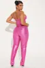 Keep It Cute Metallic Pant Set - Hot Pink sold by Fashion Nova