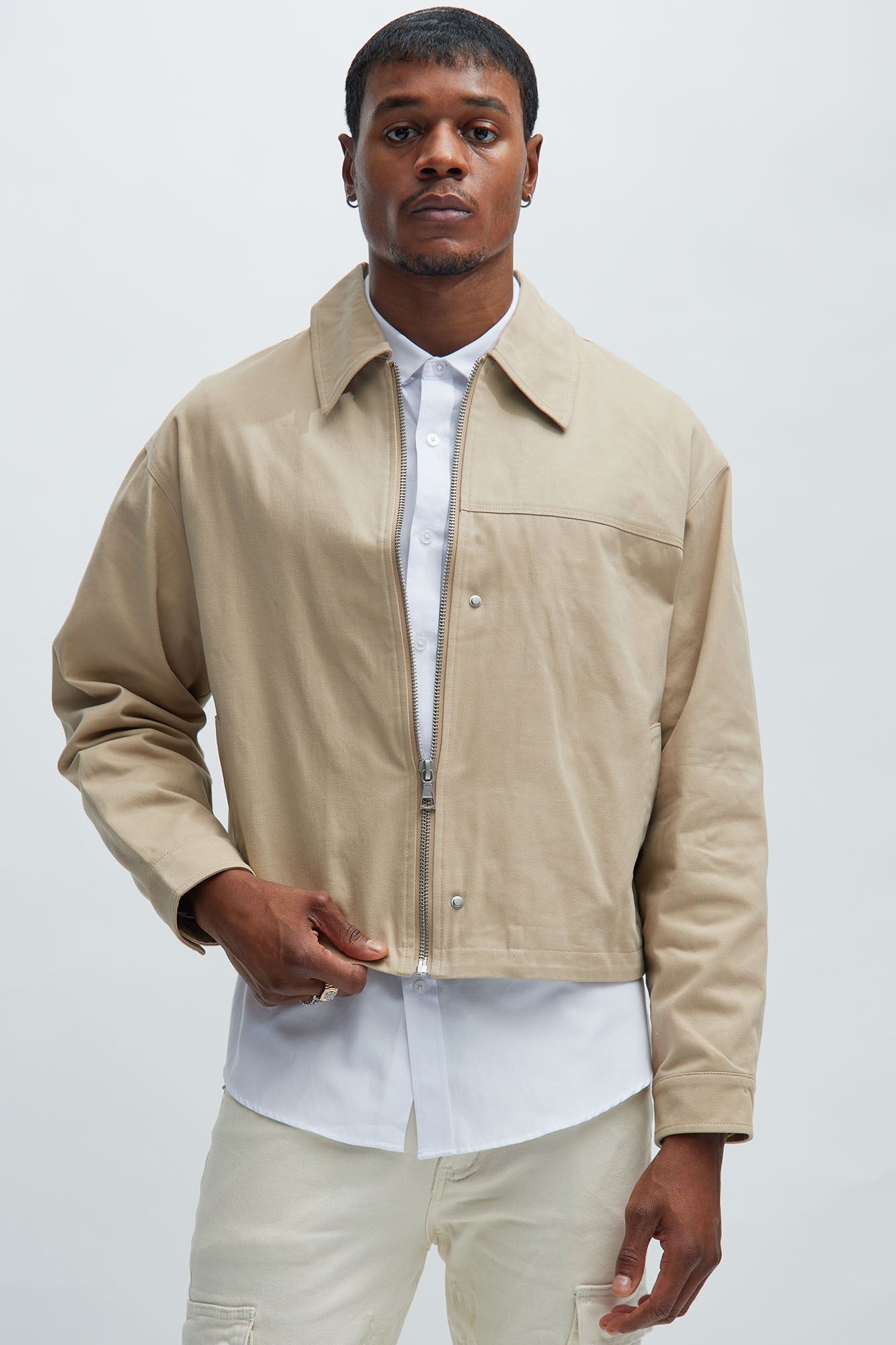 Protocol Boxy Jacket - Tan sold by Fashion Nova product image thumbnail 4