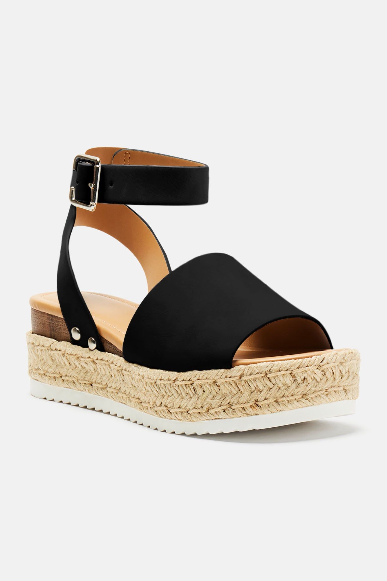 Kayley Flatform Sandals - Black sold by Fashion Nova product image thumbnail 4