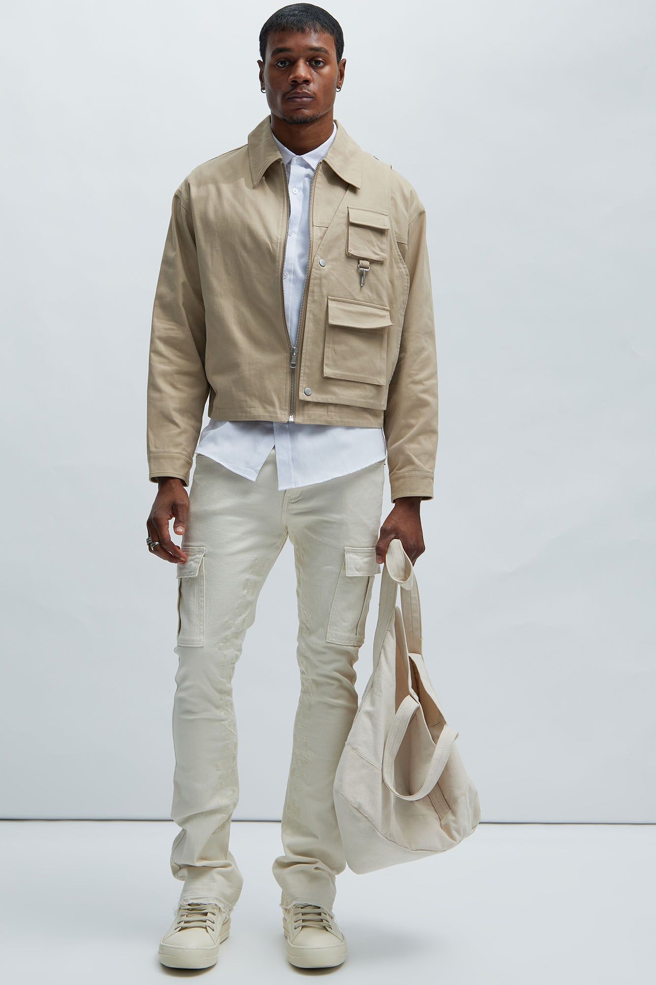 Protocol Boxy Jacket - Tan sold by Fashion Nova product image thumbnail 2