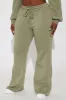 Candice Lounge Flare Pant - Olive sold by Fashion Nova