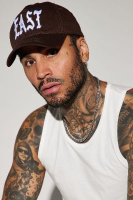 East Side Snapback Hat - Dark Brown sold by Fashion Nova