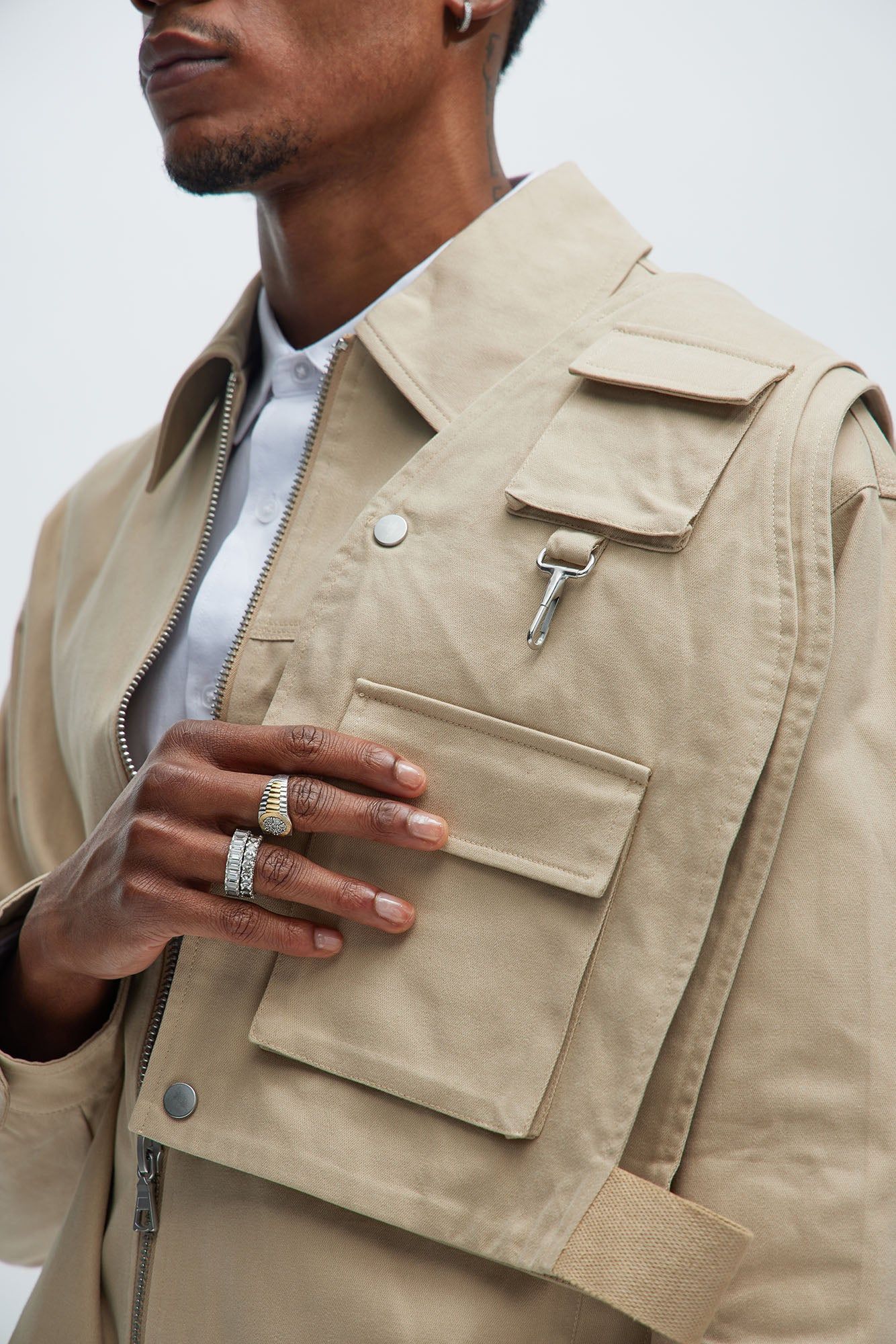 Protocol Boxy Jacket - Tan sold by Fashion Nova product image thumbnail 3