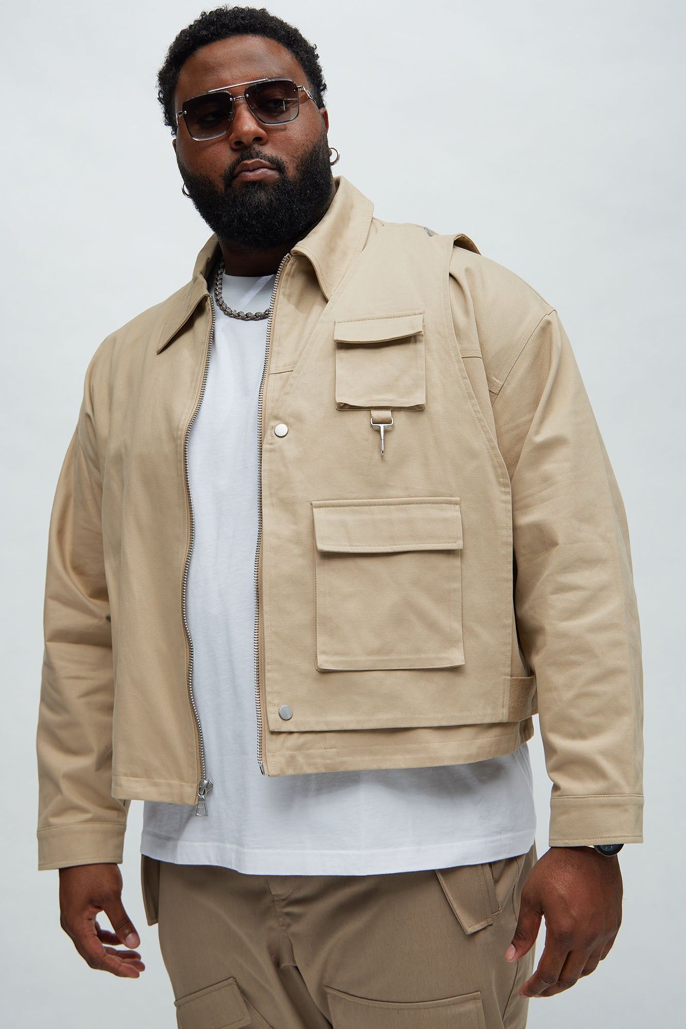 Protocol Boxy Jacket - Tan sold by Fashion Nova product image thumbnail 5