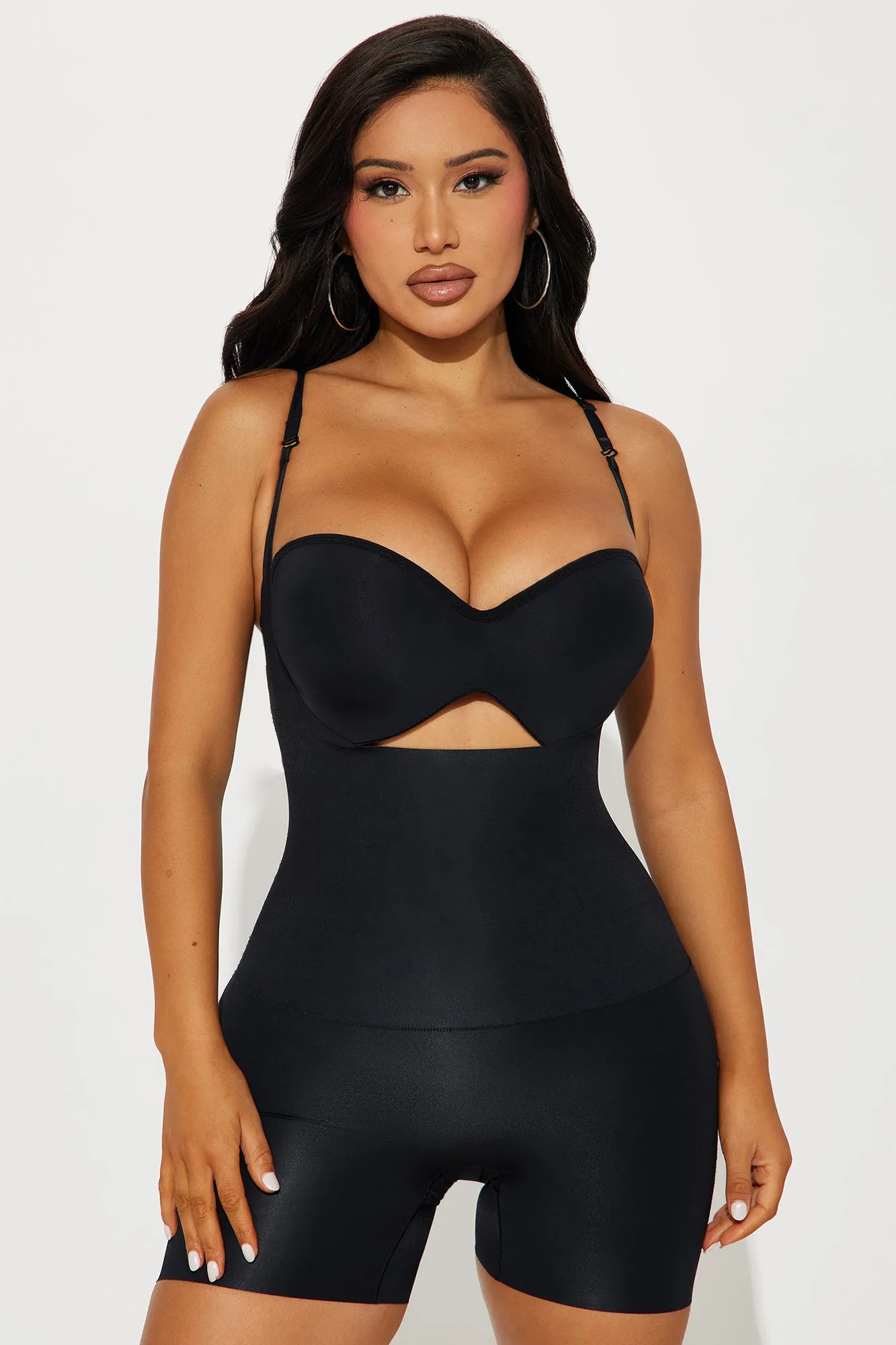 Layer Of Confidence Shapewear Romper - Black sold by Fashion Nova