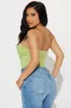 Palms Mesh Corset Top - Green sold by Fashion Nova
