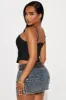 Take It Slow Denim Corset Top - Black Wash sold by Fashion Nova