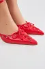 Nilah Pumps - Red sold by Fashion Nova
