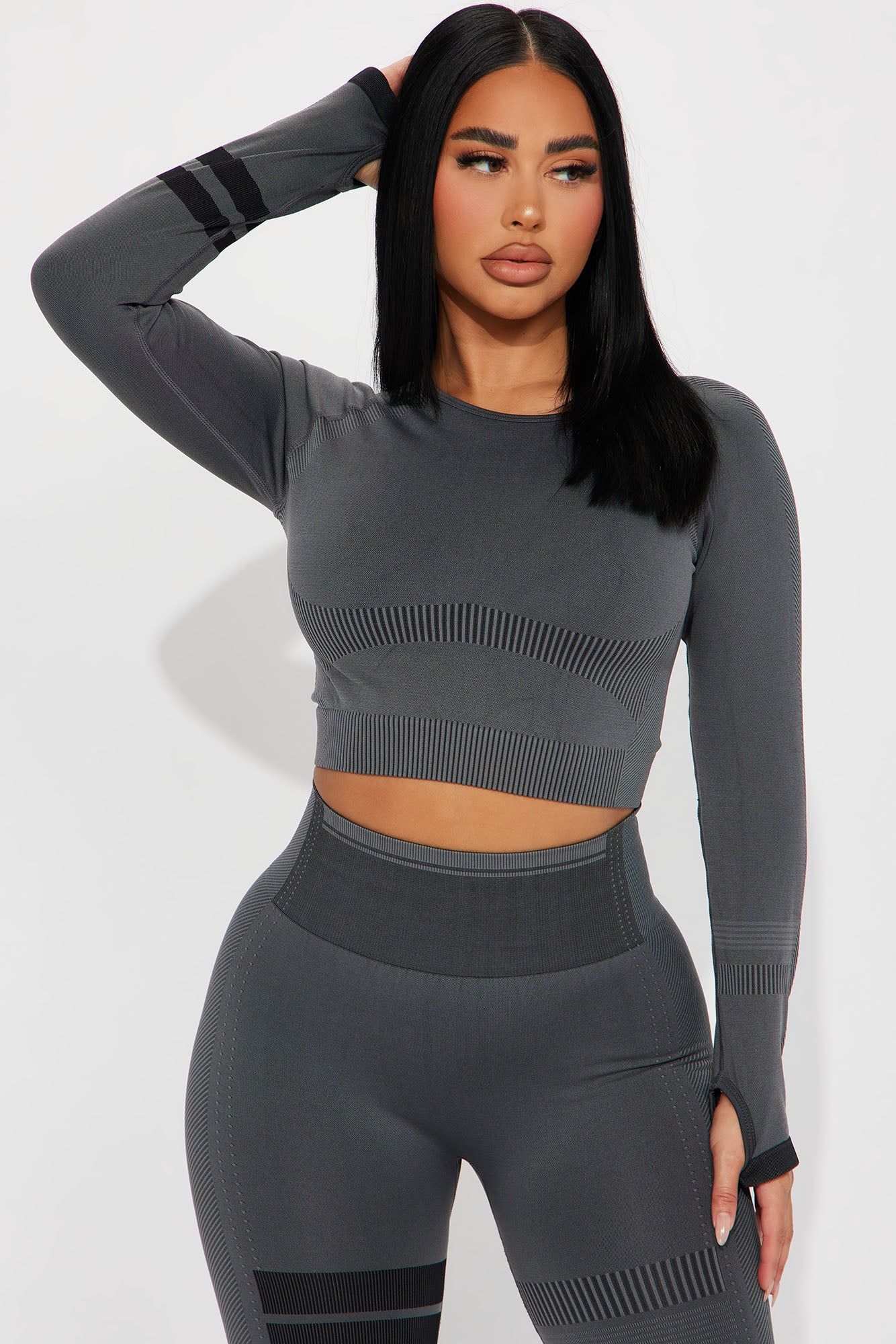In My Snatched Active Set - Black sold by Fashion Nova product image thumbnail 2