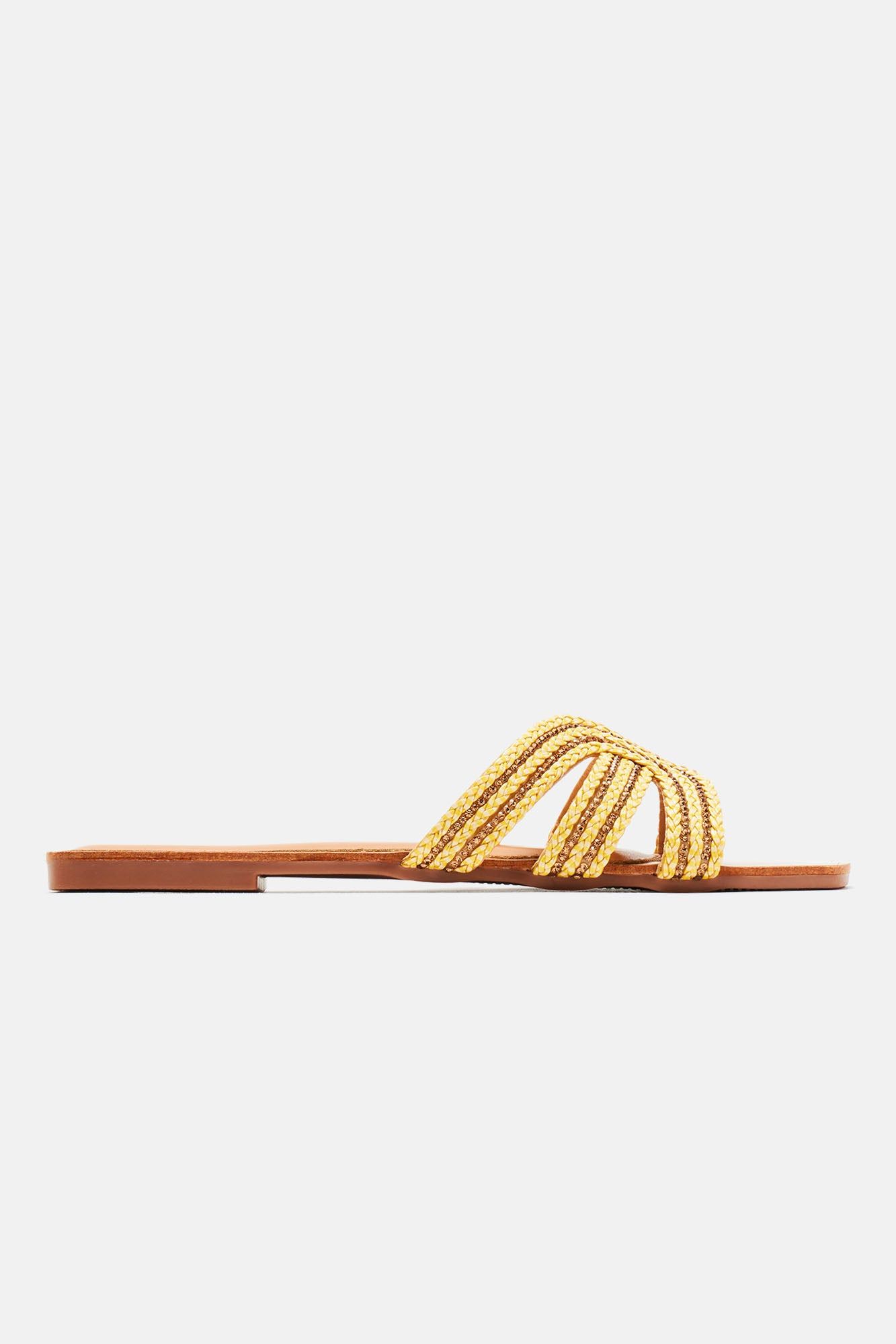 Rena Flat Sandals - Gold sold by Fashion Nova product image thumbnail 3