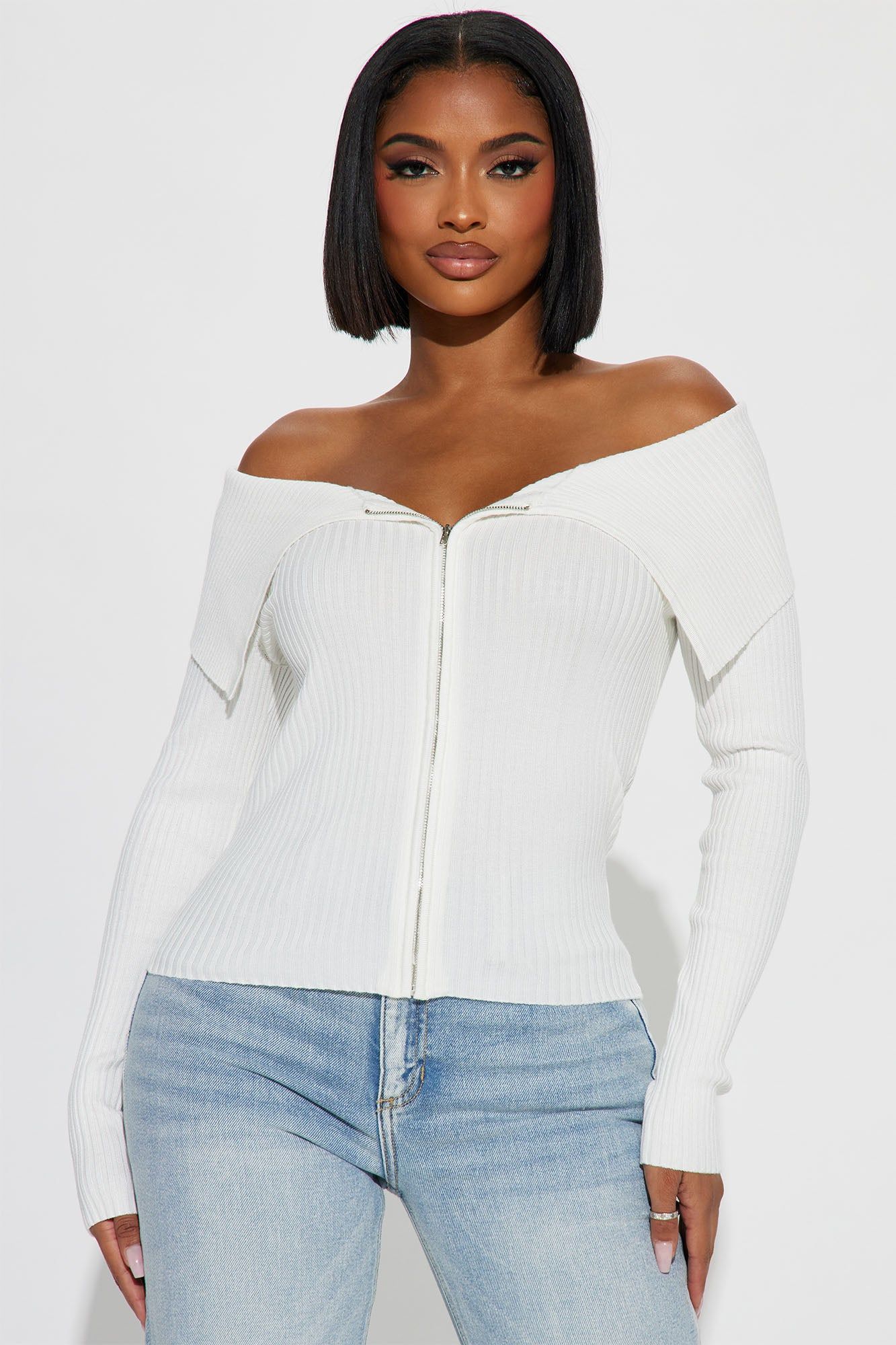 Maylah Cardigan - Off White sold by Fashion Nova