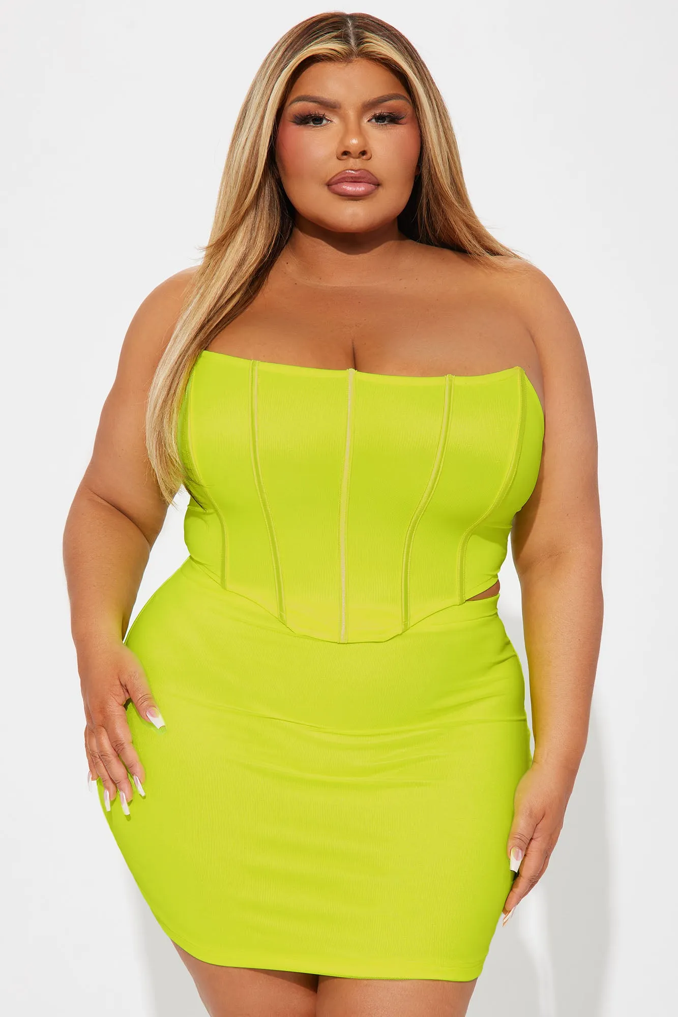 Vegas Night Skirt Set - Lime sold by Fashion Nova product image thumbnail 4