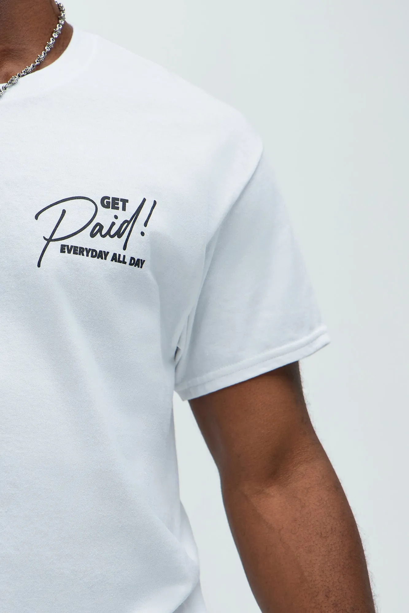 Pay Day Short Sleeve Tee - White sold by Fashion Nova product image thumbnail 3