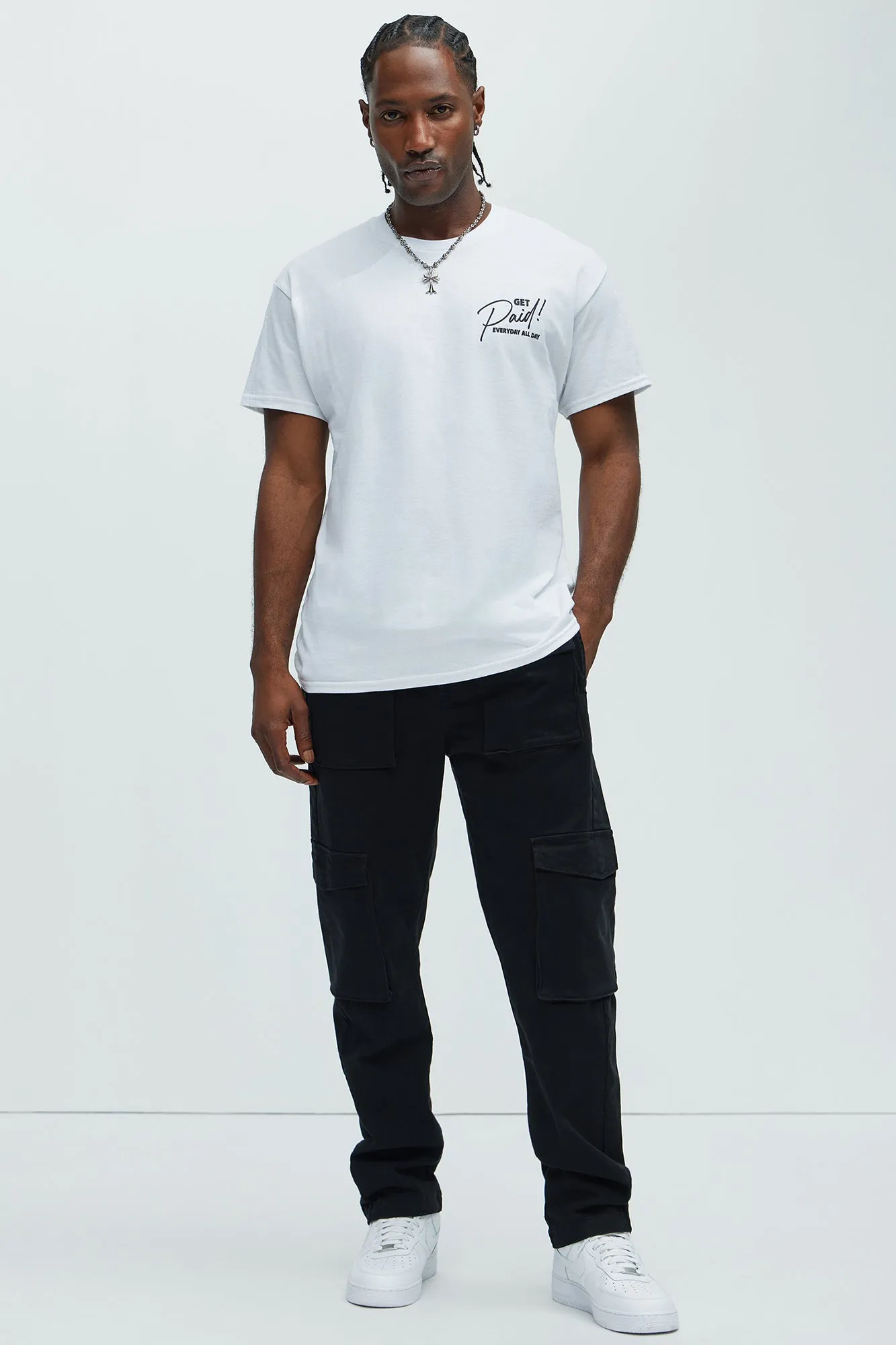 Pay Day Short Sleeve Tee - White sold by Fashion Nova product image thumbnail 5