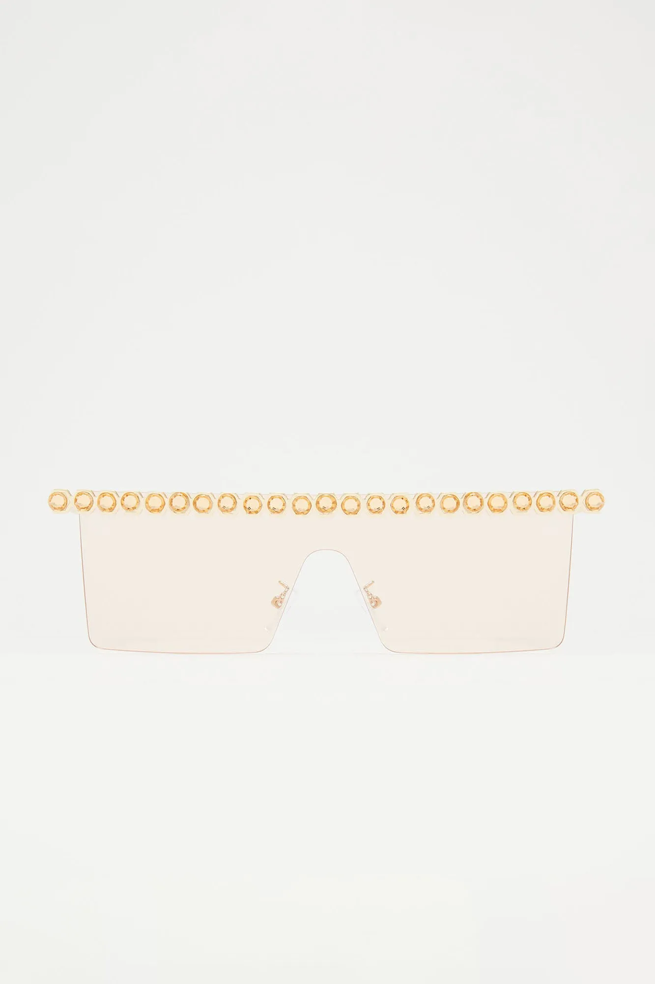 Bedazzle Baddie Sunglasses - Pink sold by Fashion Nova product image thumbnail 2