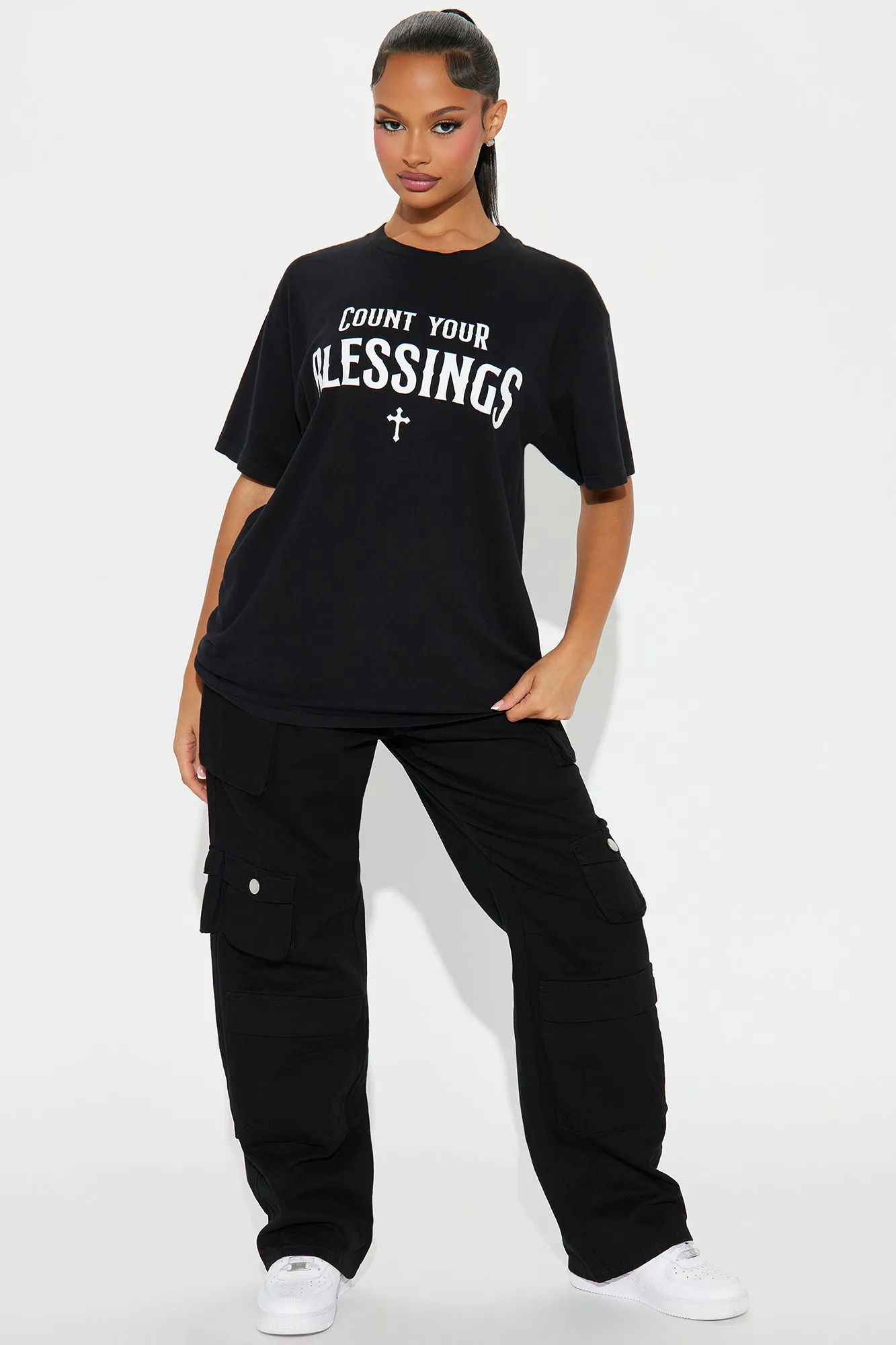 Count Your Blessings Graphic Tee - Black sold by Fashion Nova product image thumbnail 3