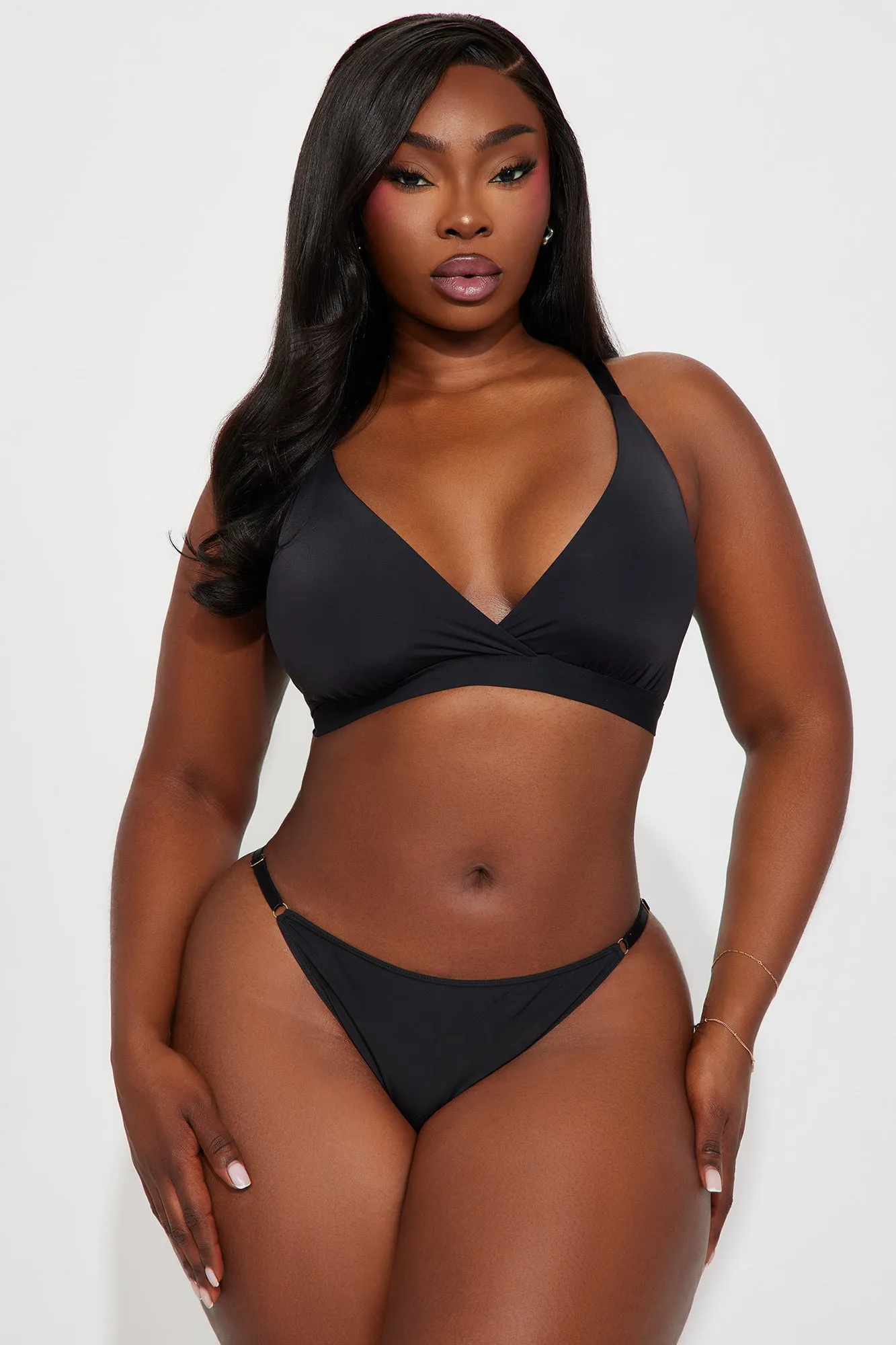 Nova Microfiber Triangle Bralette - Black sold by Fashion Nova product image thumbnail 5