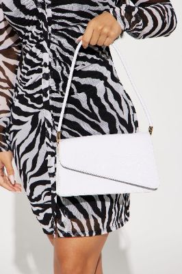 Tell Me What I Want Handbag - White sold by Fashion Nova